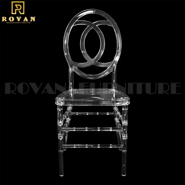 clear resin pc dining chair