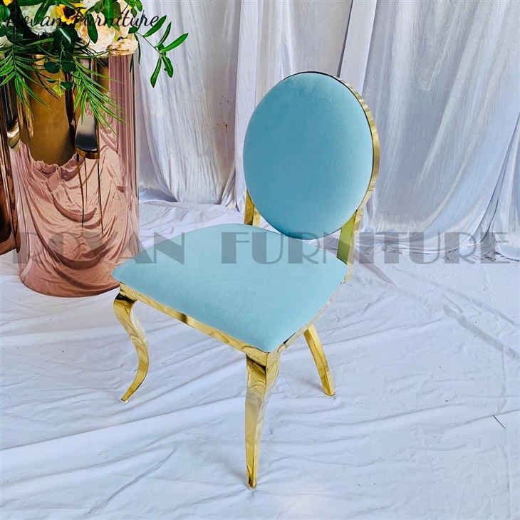 Gold Cross Leg Kids Party Chair