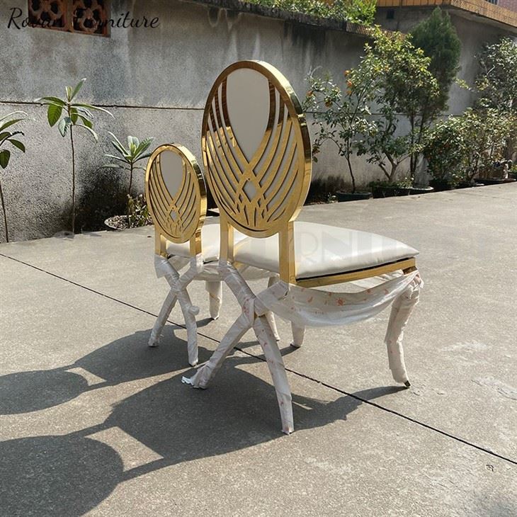 Gold Cross Leg Kids Party Chair