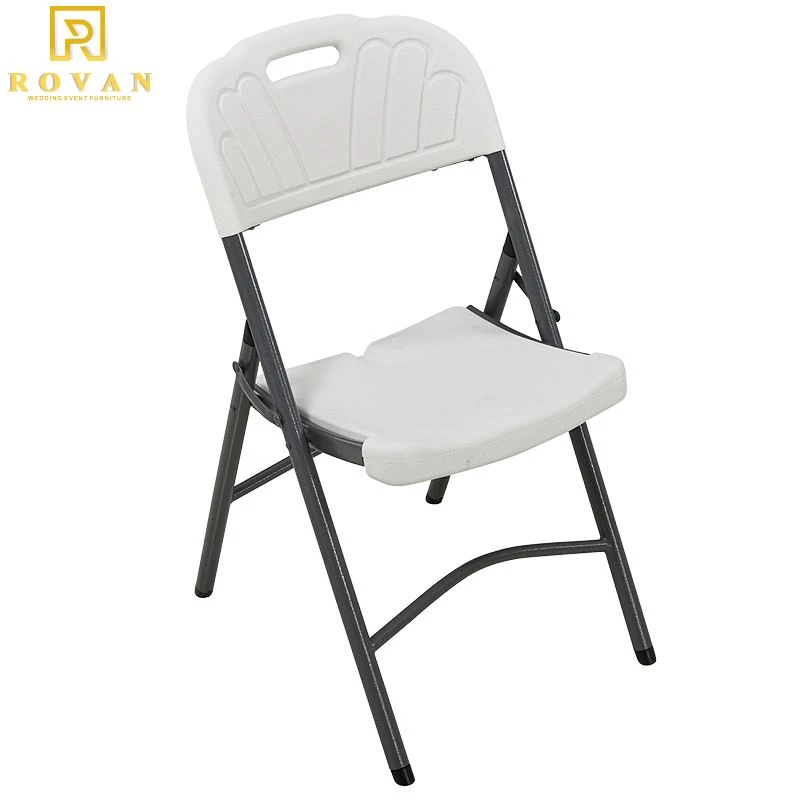 HDPE White Banquet Plastic Folding Chair