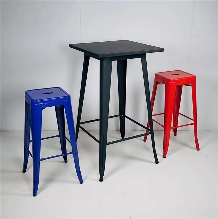 High Metal Bar Stools Chair