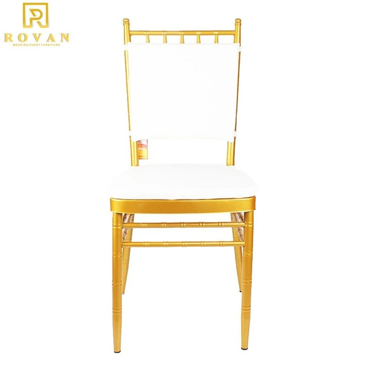metal gold chiavari chair