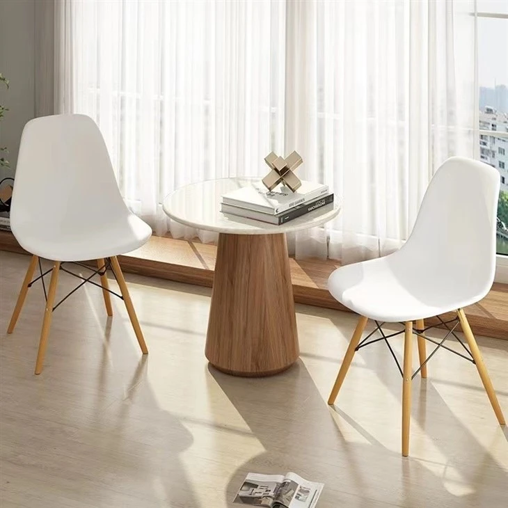 white plastic chair