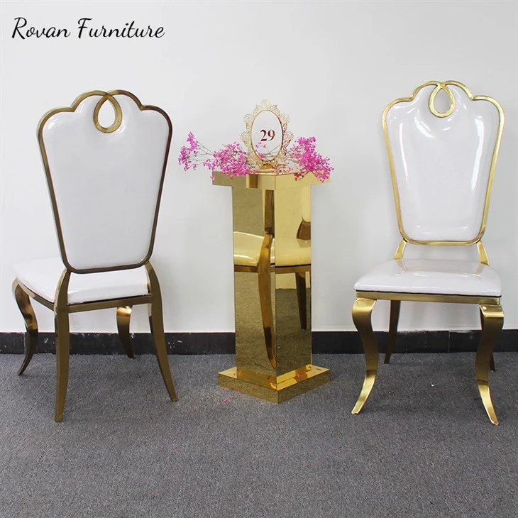 New Design Gold Wedding Chair