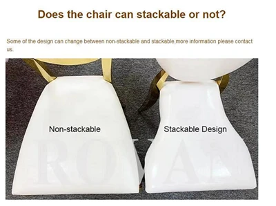 Does The Stainless Steel Chair Can Stack Or Not?