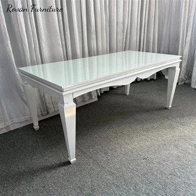 Minimalist Style Rectangular Wedding Dining Table