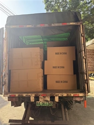 The Customer's Stainless Steel Chairs Have Been Loaded