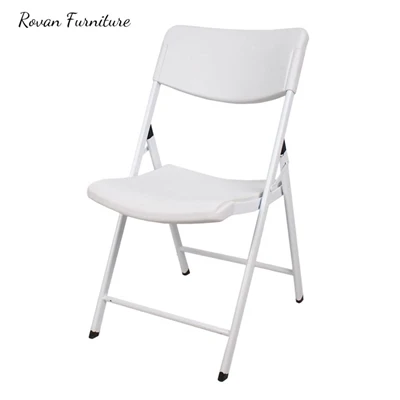 New Arrival HDPE White Folding Chair