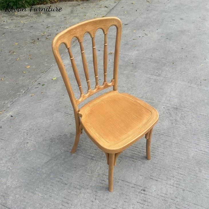 Plastic Wood Grain Napoleon Chair suppliers