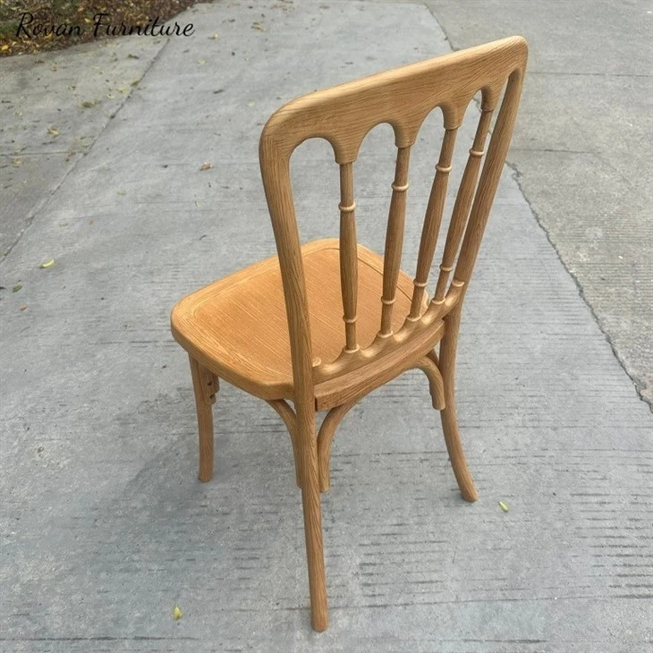 Plastic Wood Grain Napoleon Chair factory