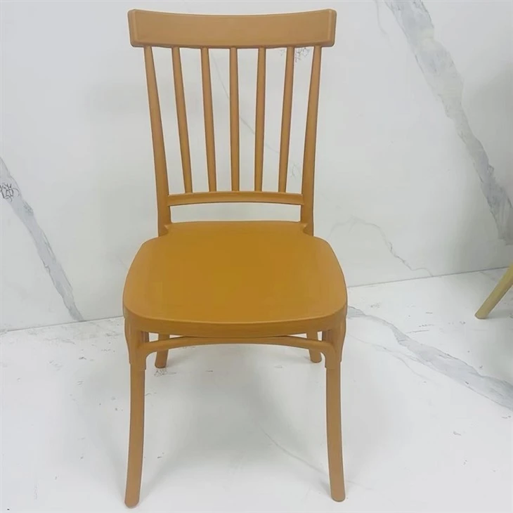 Resin PP Satin Gold Chair