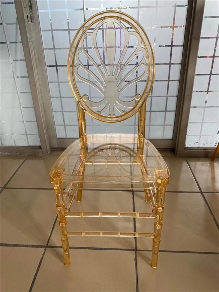 resin flower chair