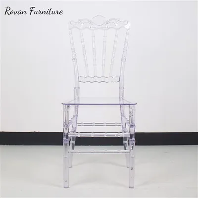 Assemble Resin Clear Crown Chair