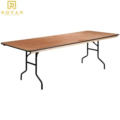 Fireproof Board Banquet Rectangular Table