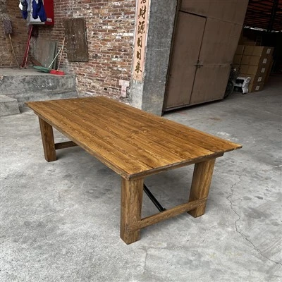 Foldable Solid Wood Rectangular Kid Table