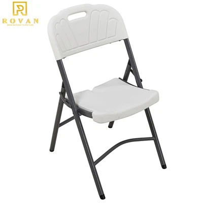 HDPE White Banquet Plastic Folding Chair