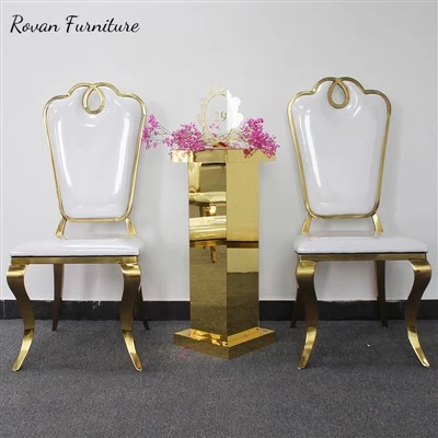 New Design Gold Wedding Chair