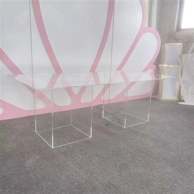 Plastic Transparent Clear Acrylic Kid Party Table