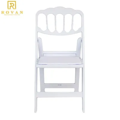 Resin Chateau High Back Folding and Stacking Chair