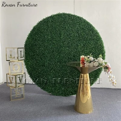Wedding Green Artificial Grass Backdrop