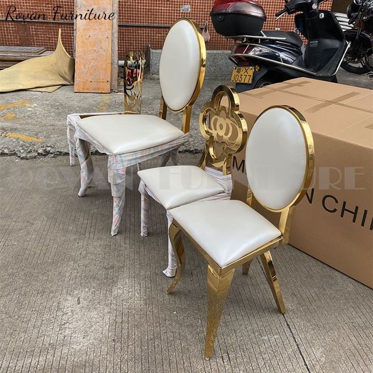 Stainless Steel Four Leaf Clover Kids Chair