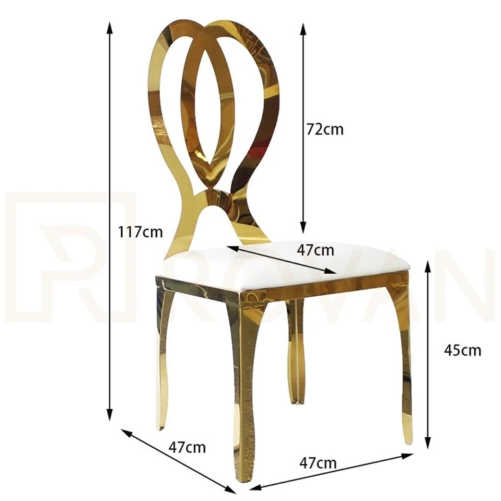 gold butterfly wedding chair