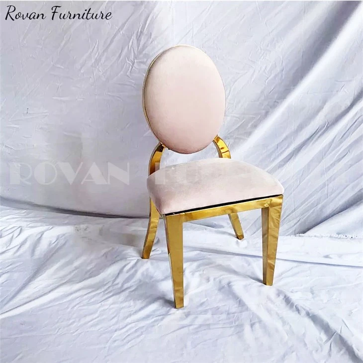 Stainless Steel Oval Back Kids Chair