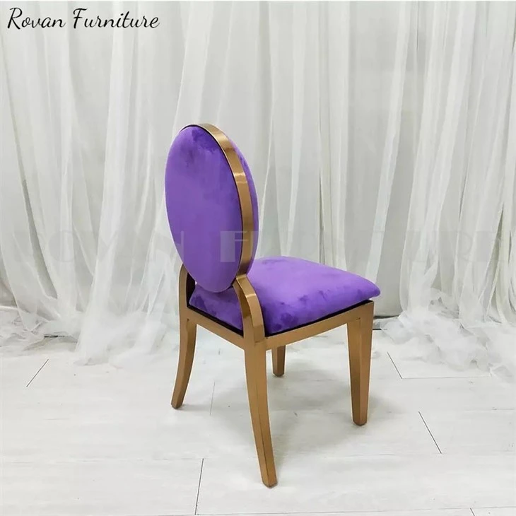 Stainless Steel Oval Back Kids Chair