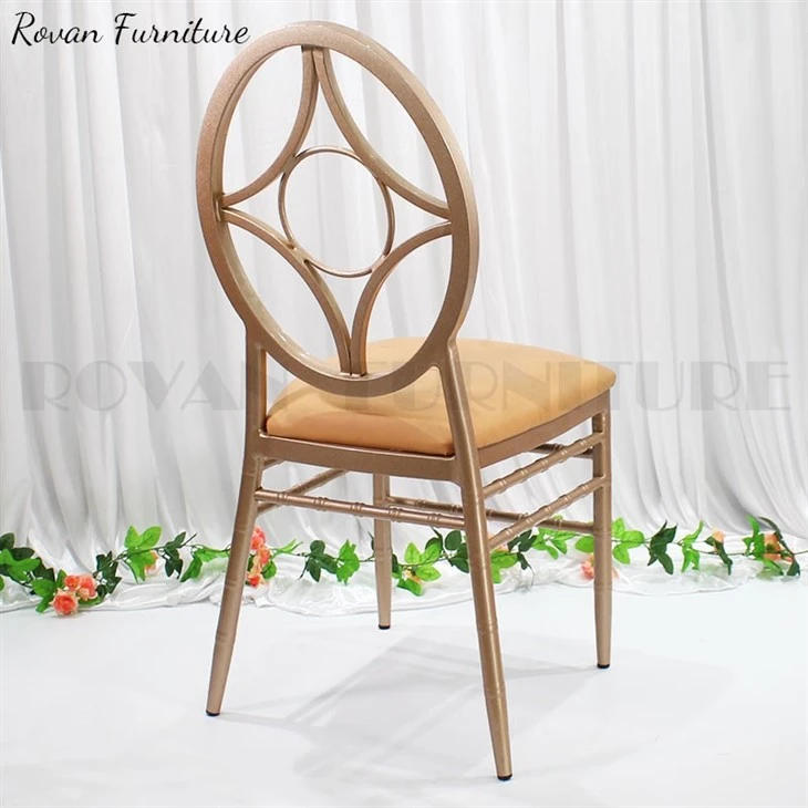gold metal star chair