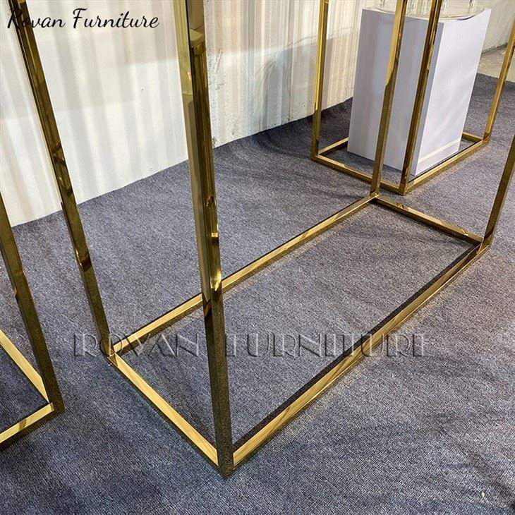 Wedding Gold Stainless Steel Backdrop Set