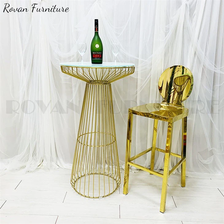 Wedding Stainless Steel Bar Chair