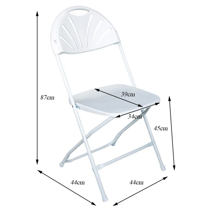 fan folding chair