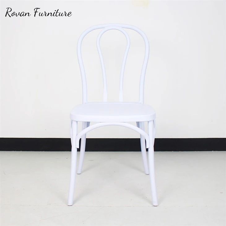 White Plastic Resin PP Vienna Thonet Wedding Chair