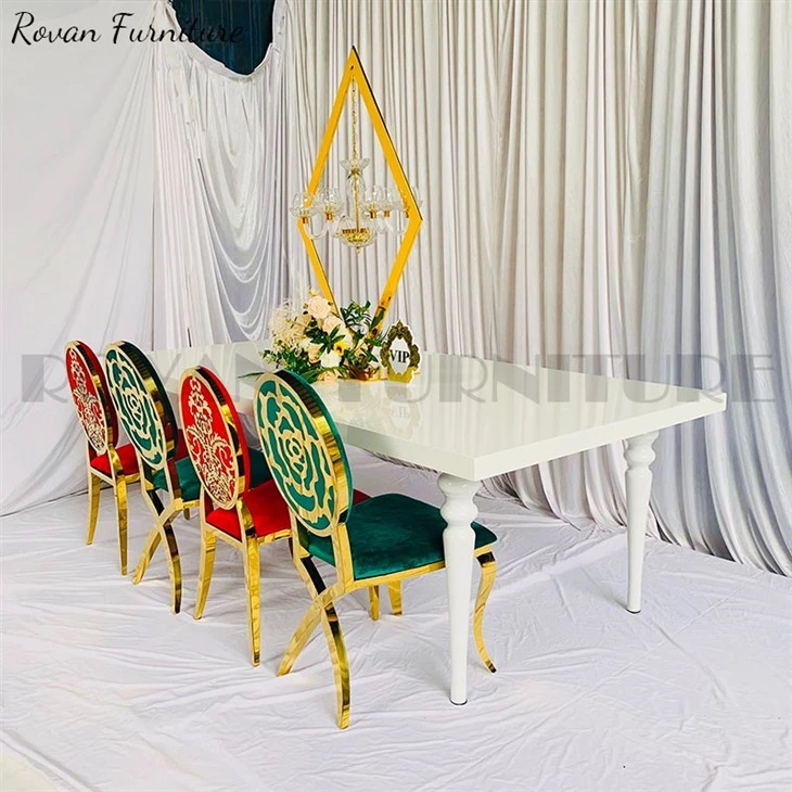 White Rectangular Kids Table