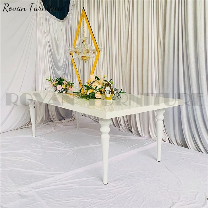 White Rectangular Kids Table