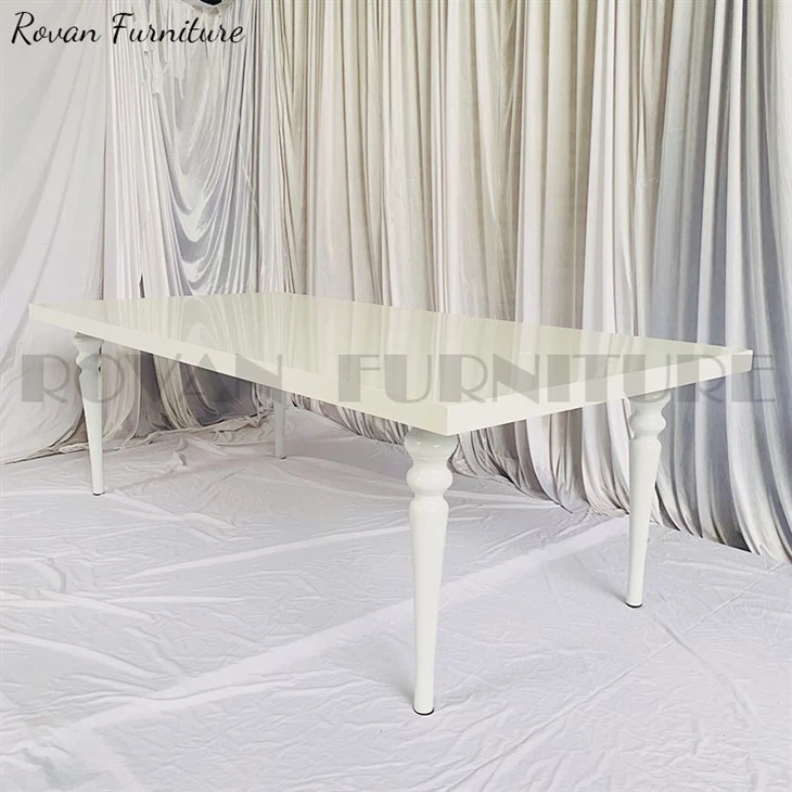 White Rectangular Kids Table