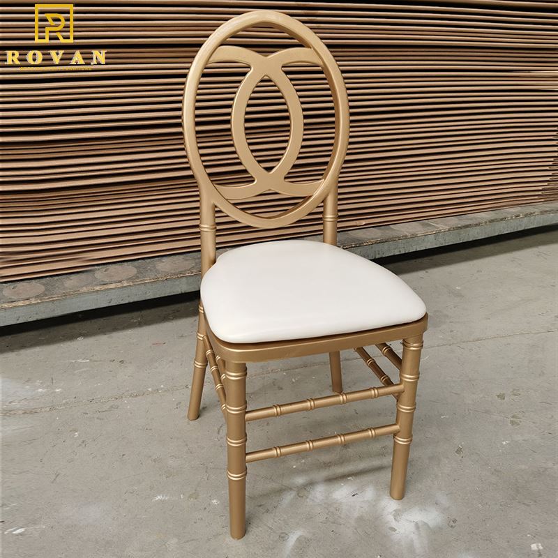Wooden Gold Wedding Chair