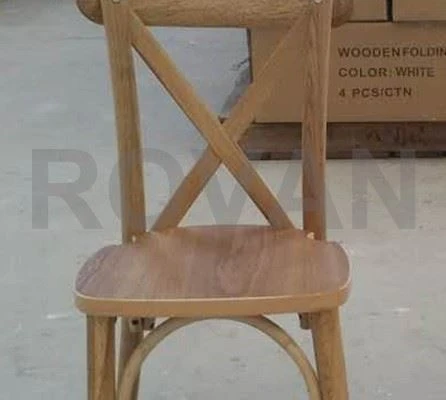Wooden Kids Cross Back Chair